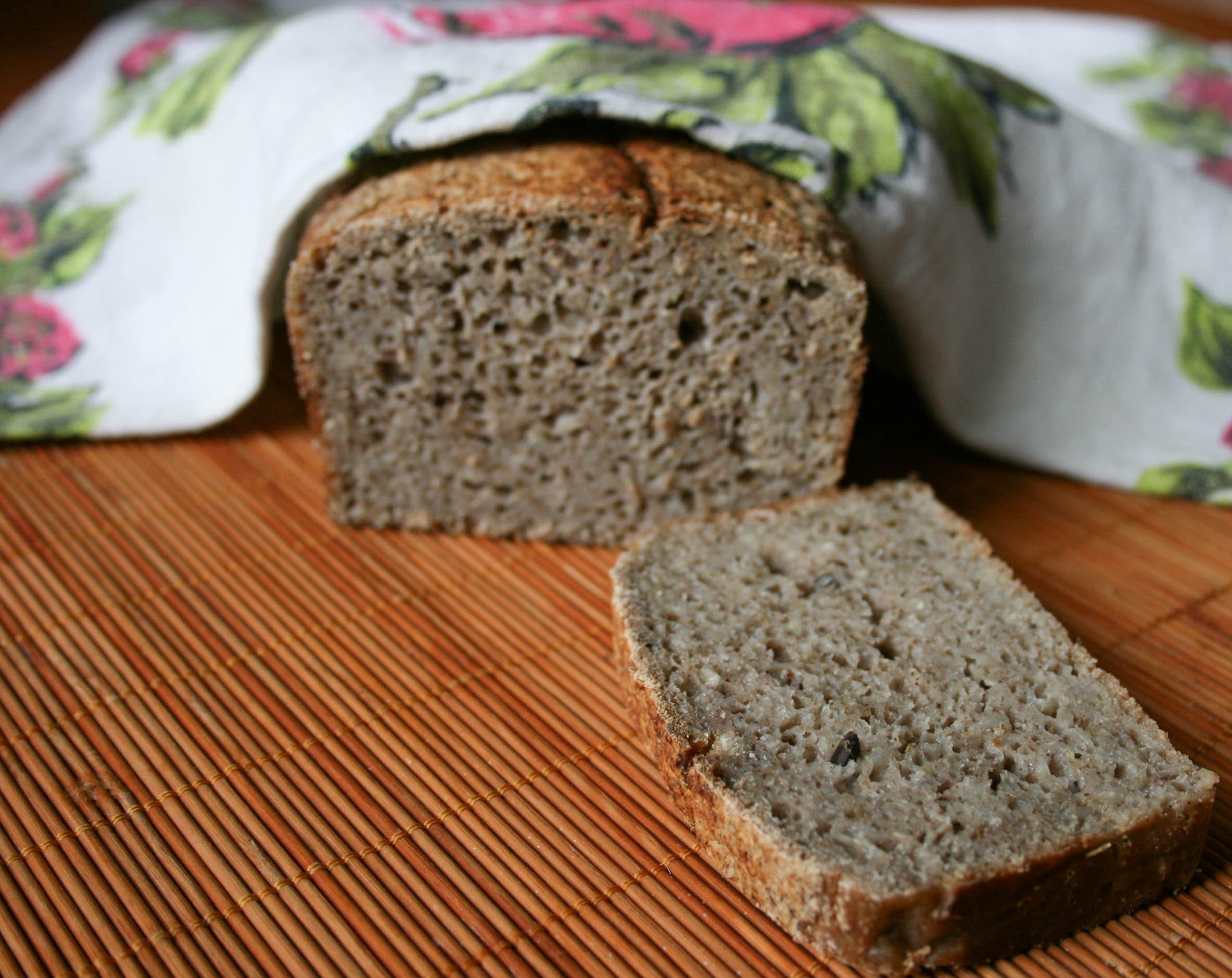 Fermented Buckwheat Bread with Hemp Seed Spread