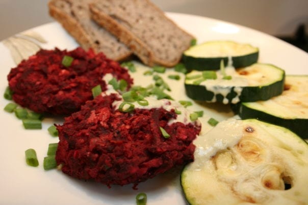 Beetroot-Chickpea Patties