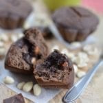 recipe, peanut butter, muffin, plant-based, dessert, sugar-free, oil-free, gluten-free