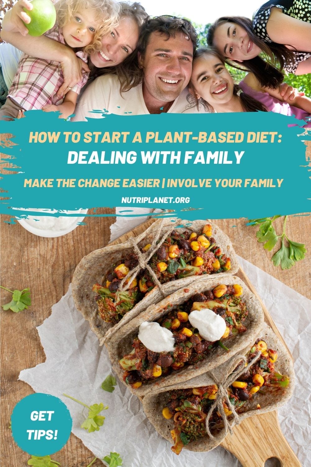 Aprende cómo comenzar una alimentación basada en plantas y lidiar con ello cuando no se tiene esta dieta en tu círculo familiar. 