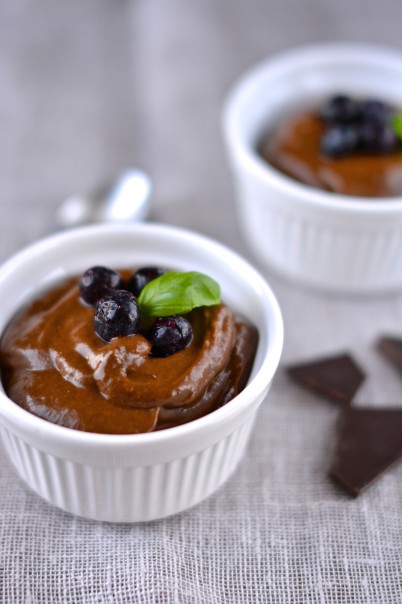 Banana-Avocado-Chocolate Pudding
