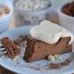White Bean-Peanut Butter Brownie with Cashew Cream