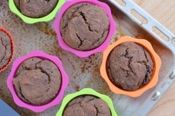 Banana-Mango-Chocolate Muffins, Date-Free and Sugar-Free