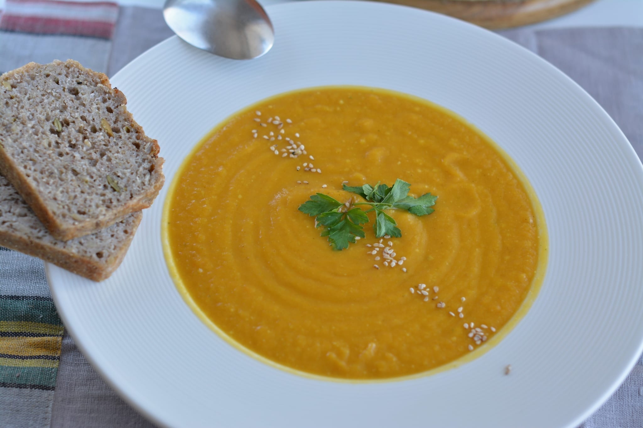 Carrot-Sweet Potato Puree Soup