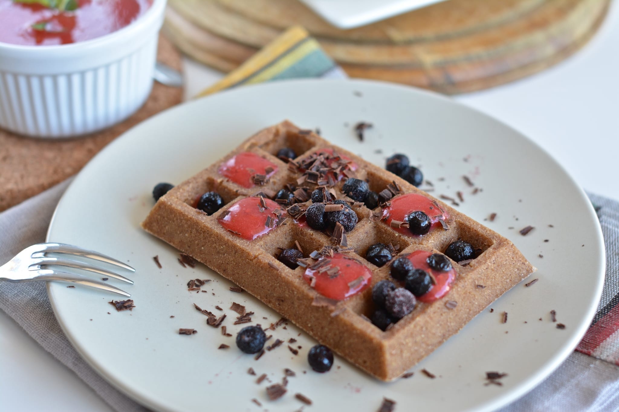 Plant-Based Oil-Free Oven Waffles