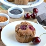 Spicy Cherry Muffins with Poppy Seeds