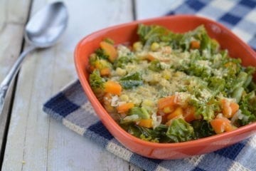 Lentil-Kale-Carrot-Corn-Green Bean Soup