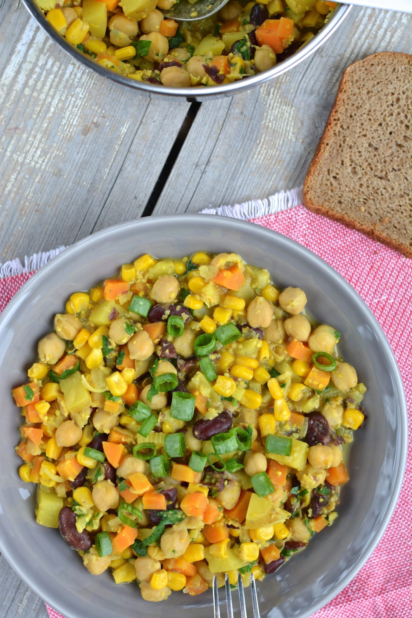 Chickpea-Red Bean Stew
