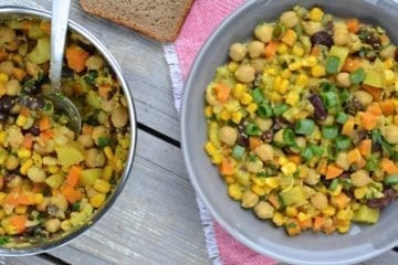 Chickpea-Red Bean Stew