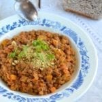 Green Lentil-Tomato Stew