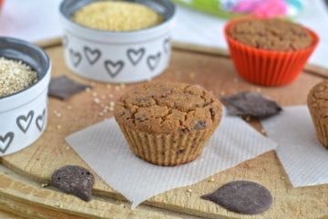 Chocolaty Quinoa-Millet Muffins