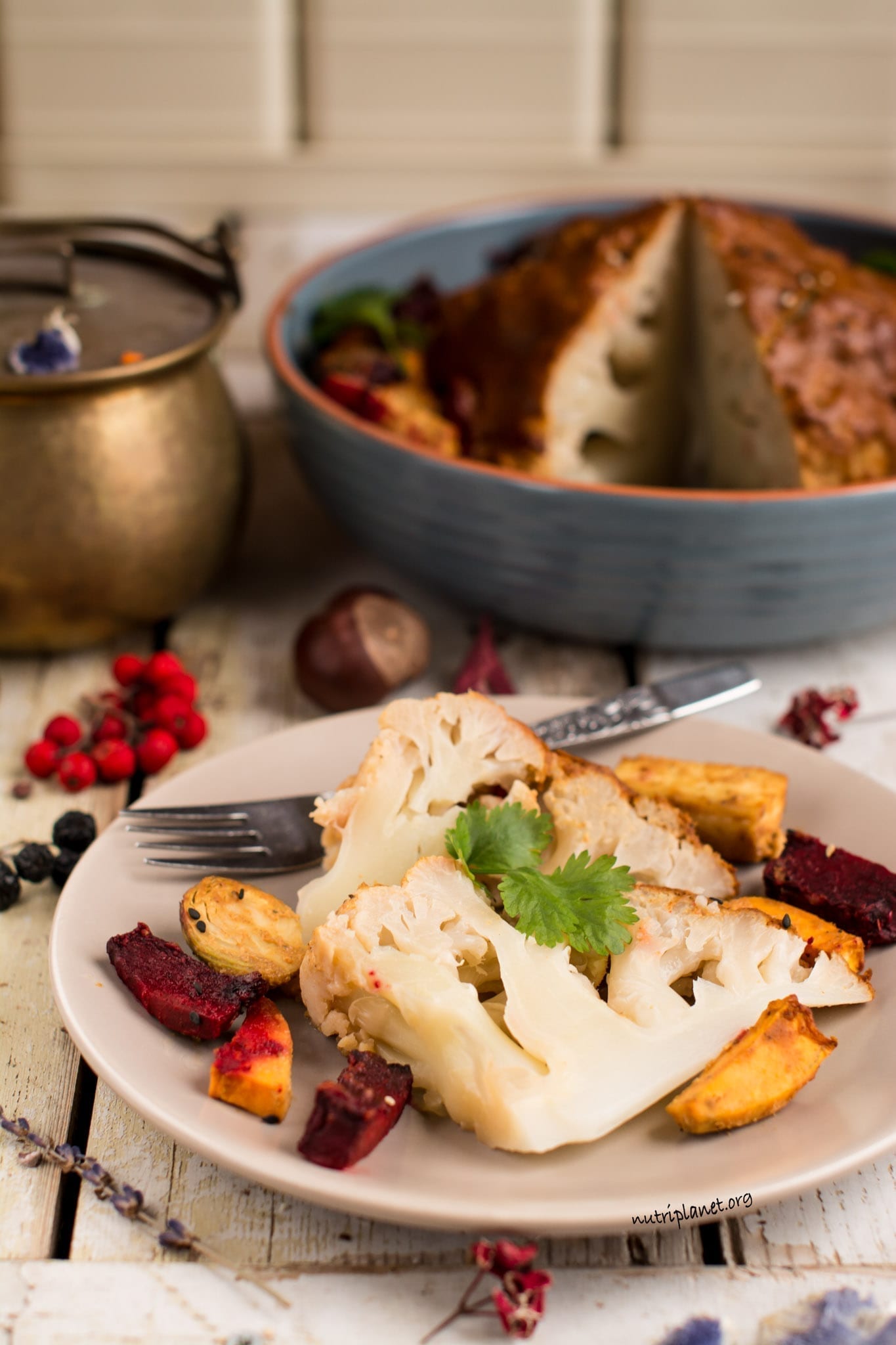 Whole Roasted Cauliflower