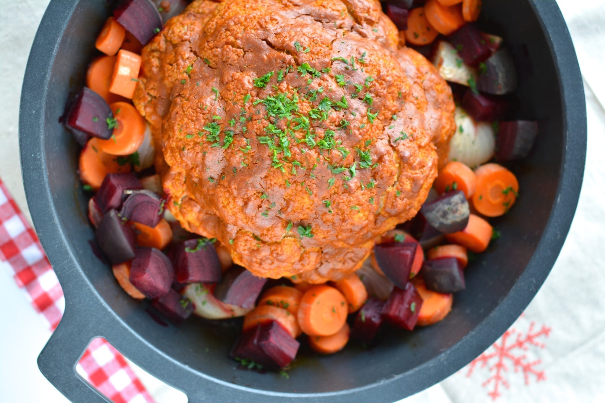 Cauliflower, Whole Oven-Baked