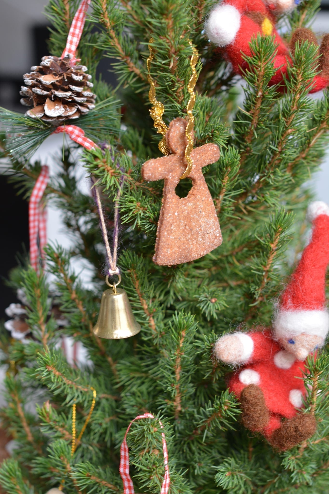 Whole Food Plant-Based Gingerbread Christmas Tree Adornment