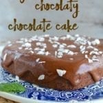 Vegan Chocolaty Chocolate Cake with Date-Chocolate Frosting