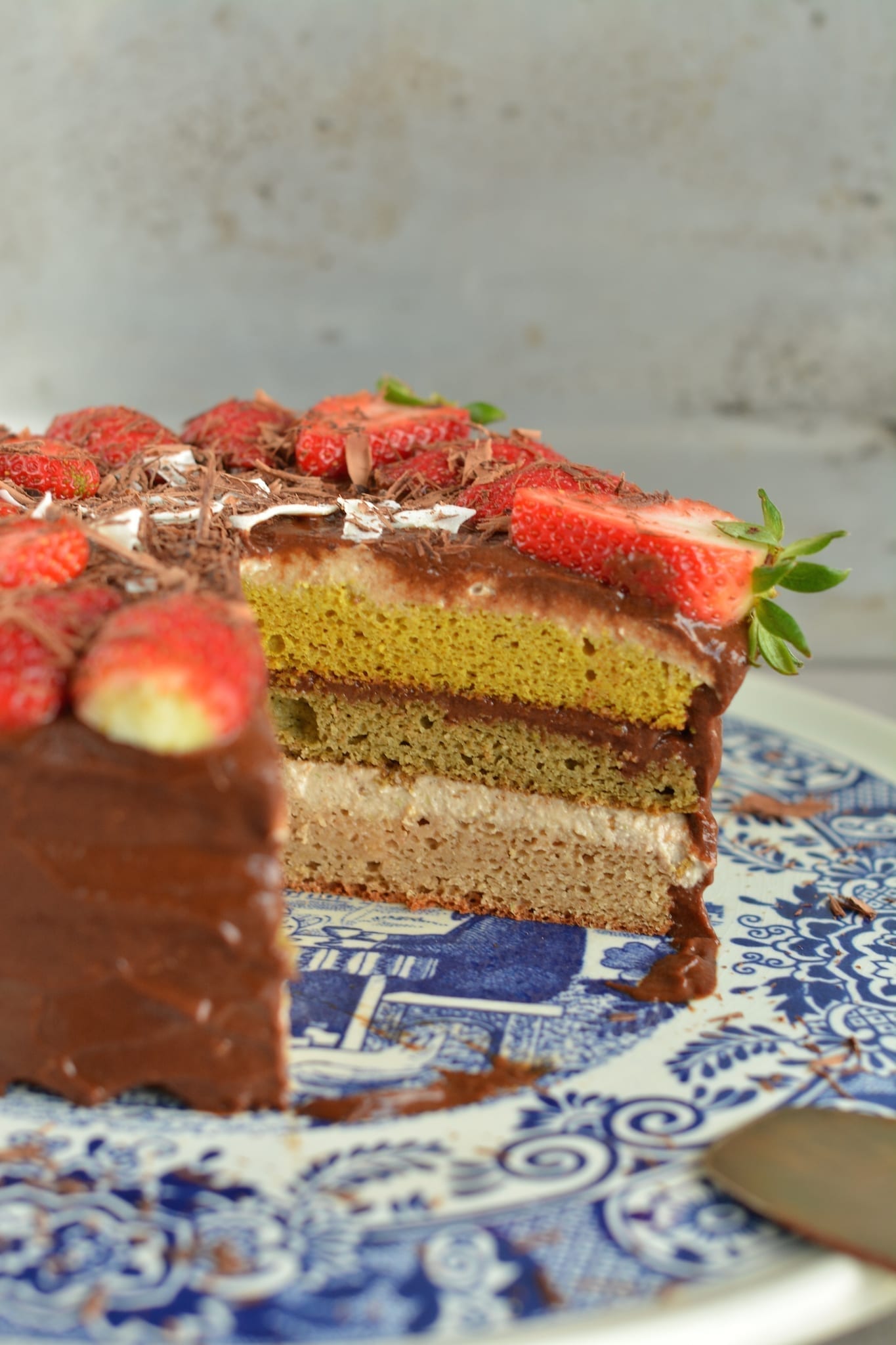 Ricotta-Chocolate Sponge Cake, Gluten-Free