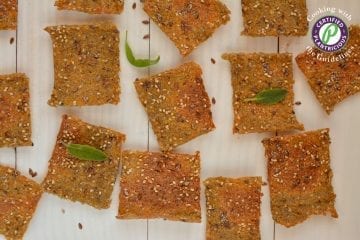 Oil-Free Quinoa Buckwheat Crackers