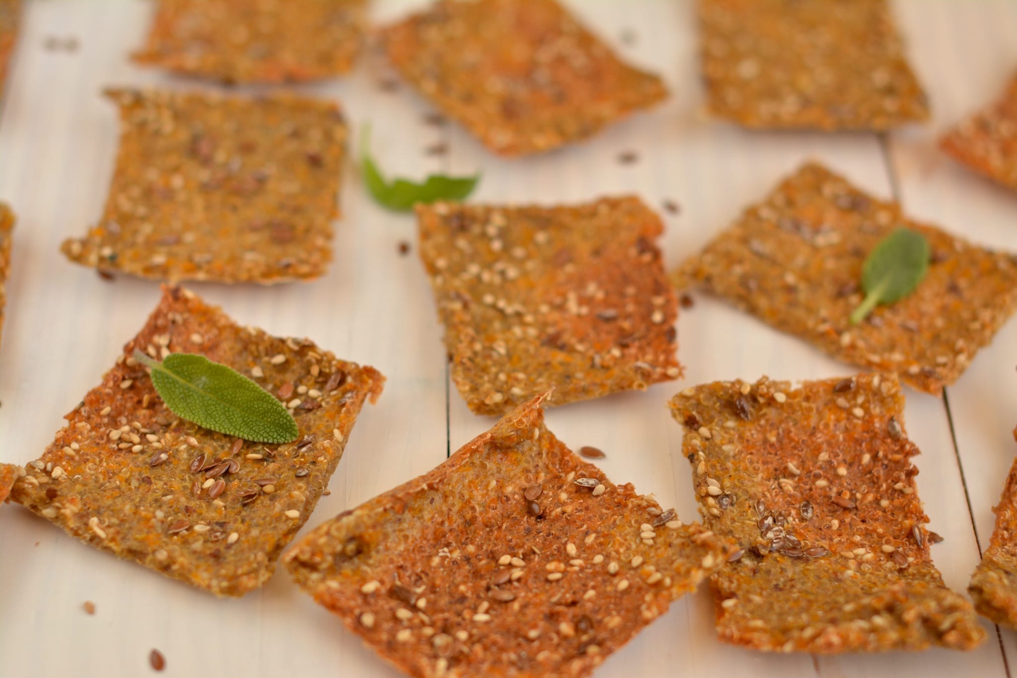 Crackers, Quinoa-Buckwheat with Pumpkin