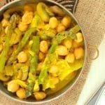 Curry, Asparagus-Mushroom-Chickpea