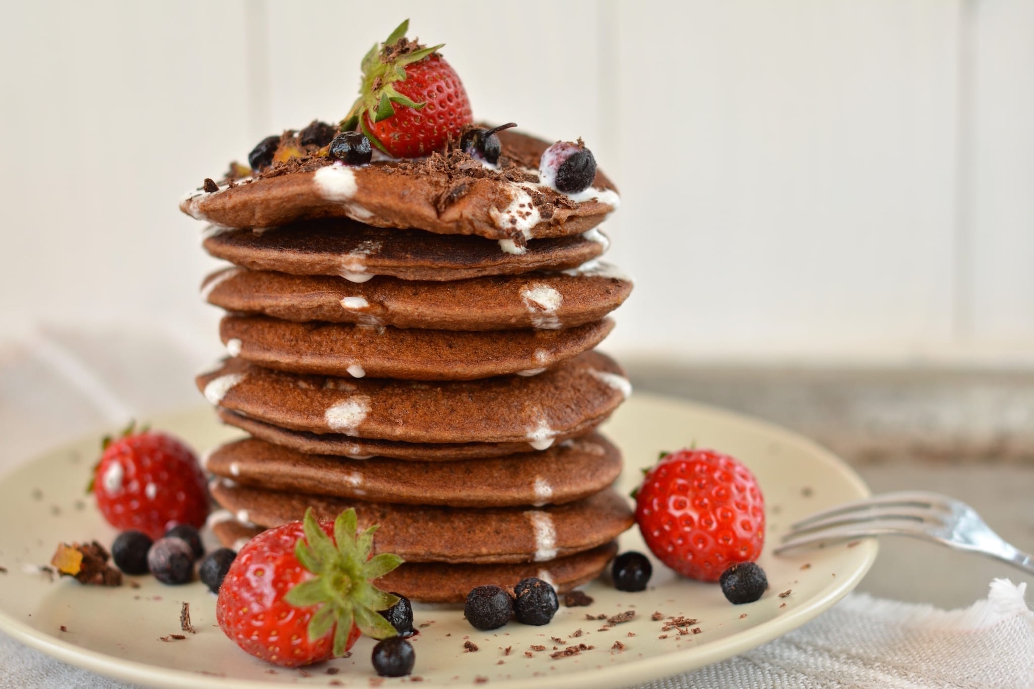 Pancakes, Carob-Buckwheat