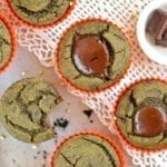 Muffins, Spirulina-Buckwheat, Oil-Free, Sugar-Free