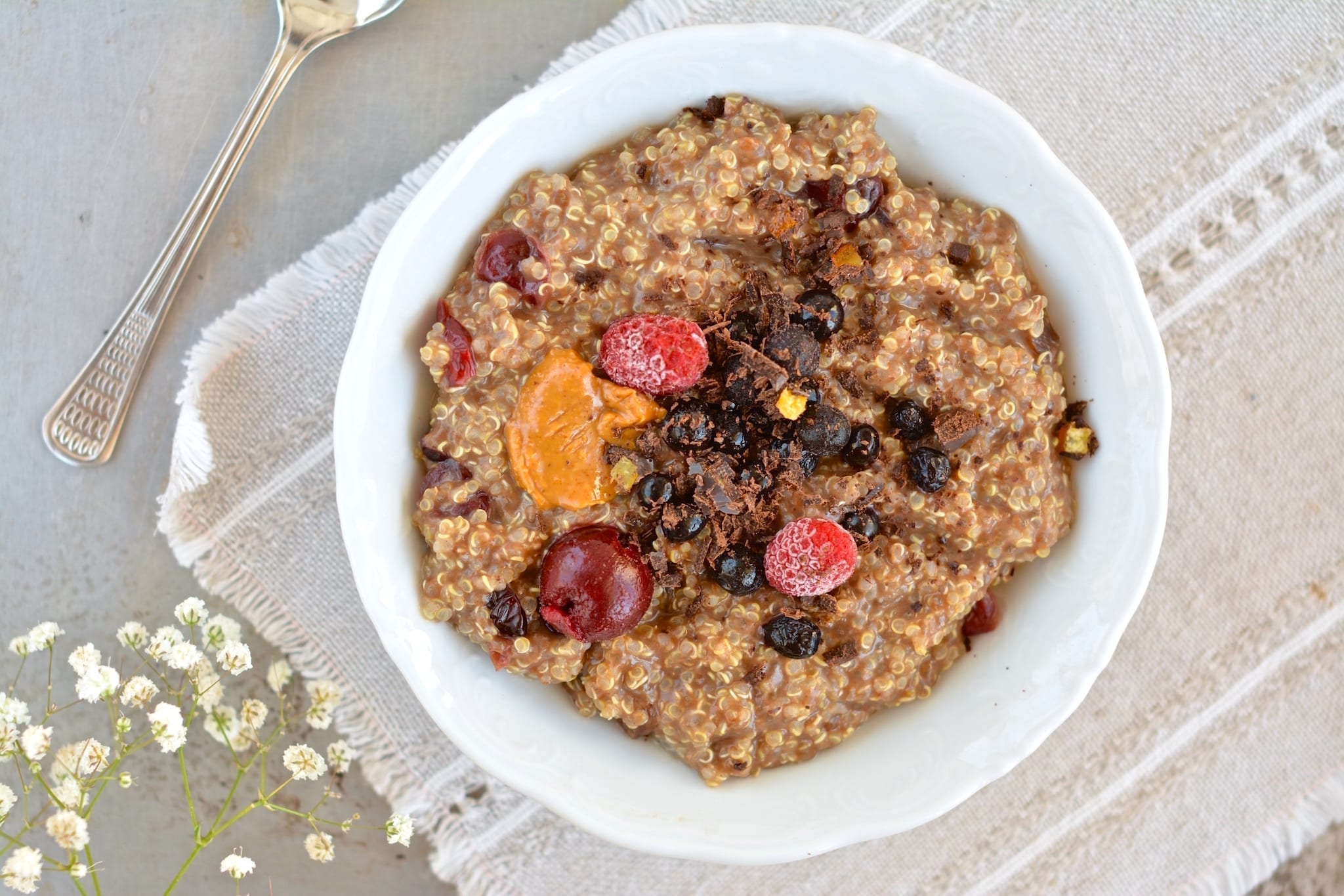 Porridge, Quinoa-Carob-Chia