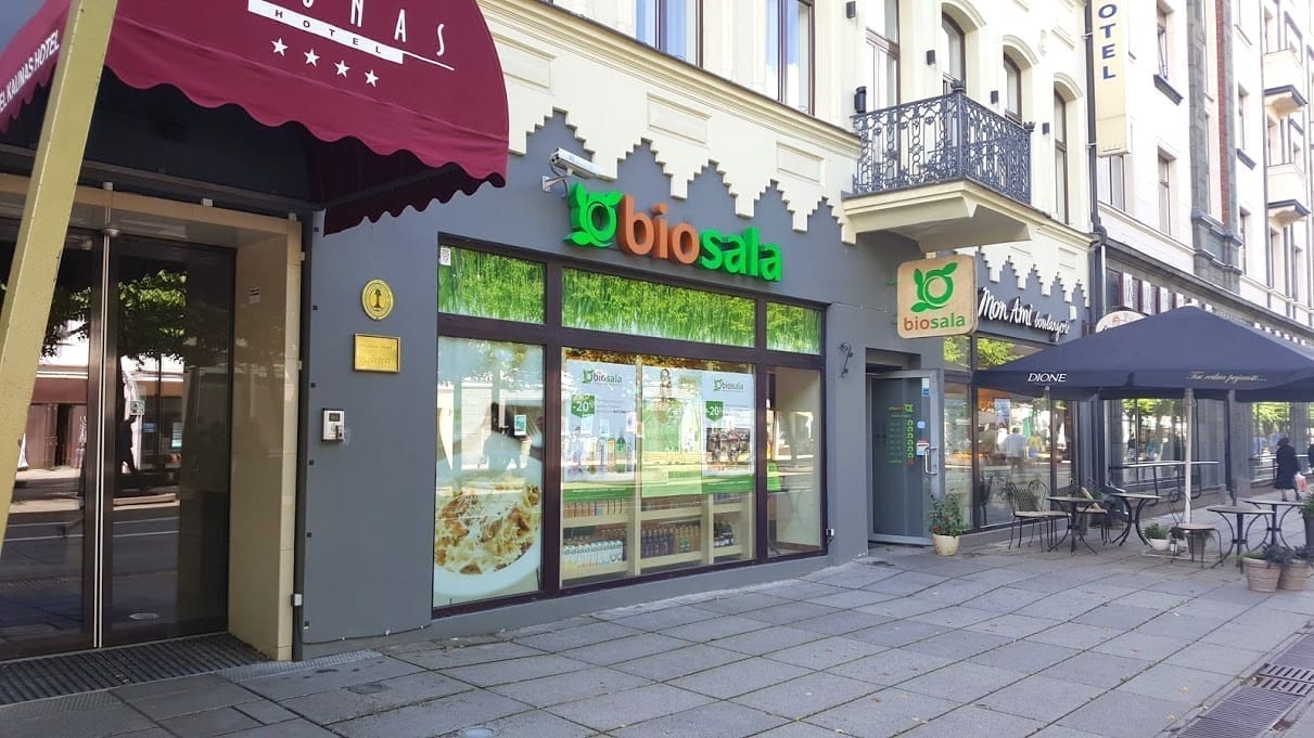 Organic shop Biosala in Kaunas