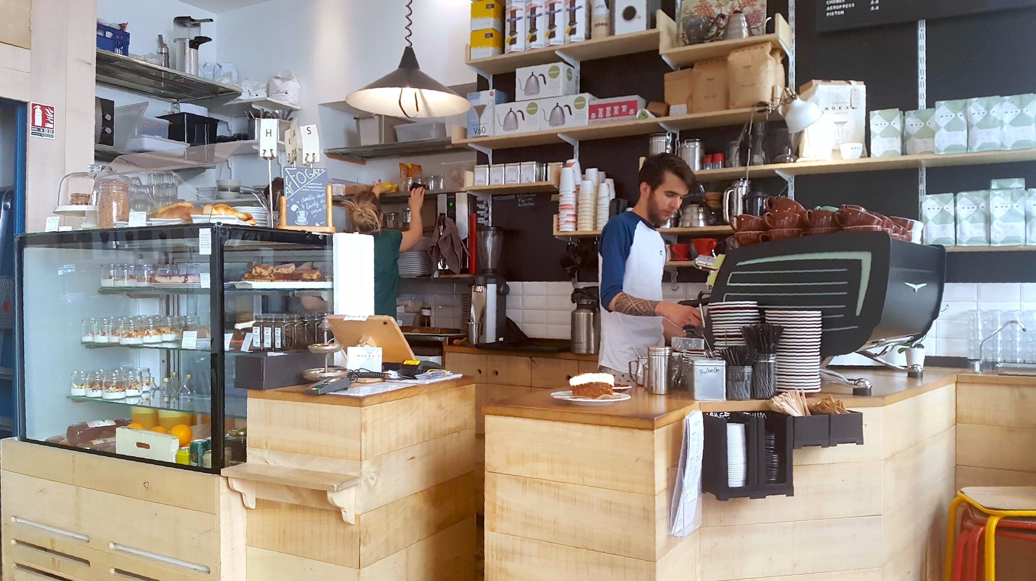 Mokxa, specialty coffee shop in Lyon