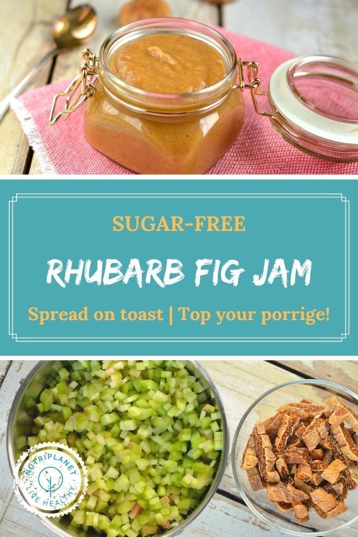 Sugar-Free Rhubarb Fig Jam