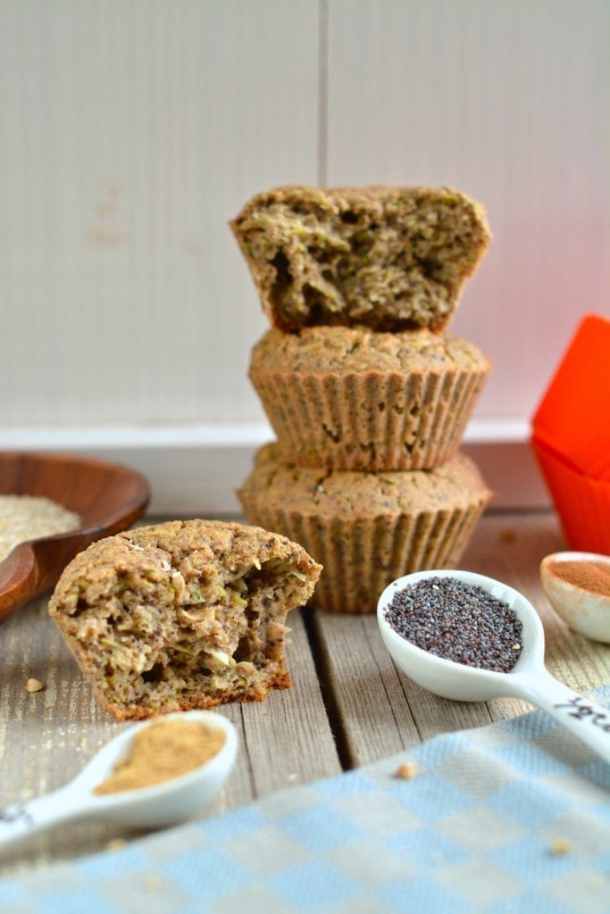 BuckwheatOat BranZucchini Muffins
