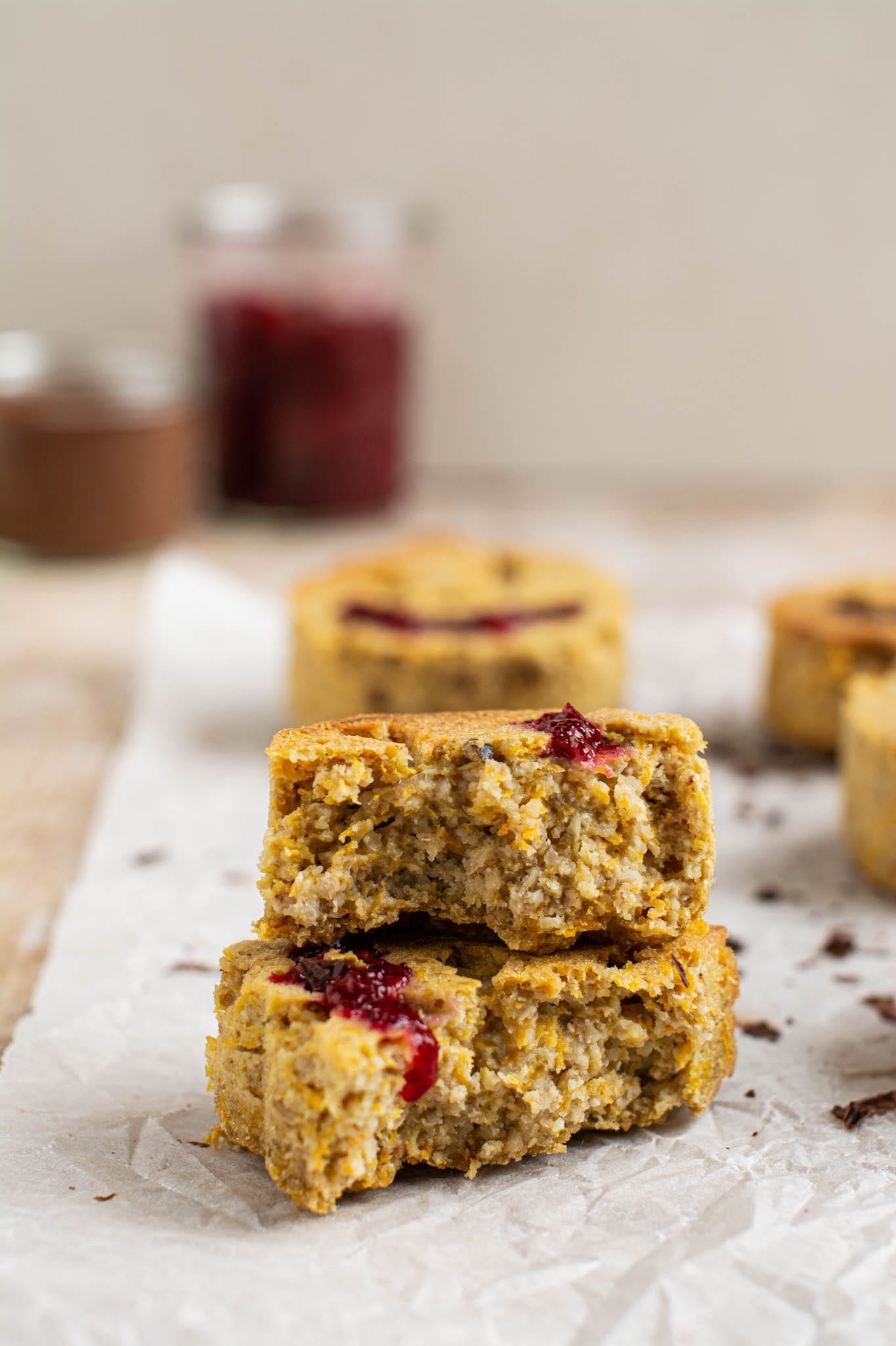 Moist and delicious Halloween butternut squash muffins that are gluten-free, oil-free, low glycemic and vegan.