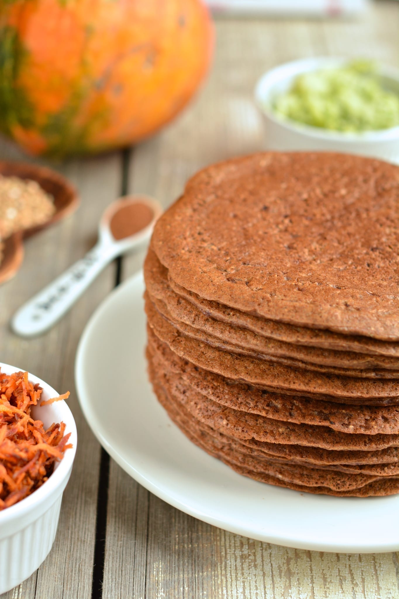 pancakes-buckwheat-oat-bran-grated-veggies