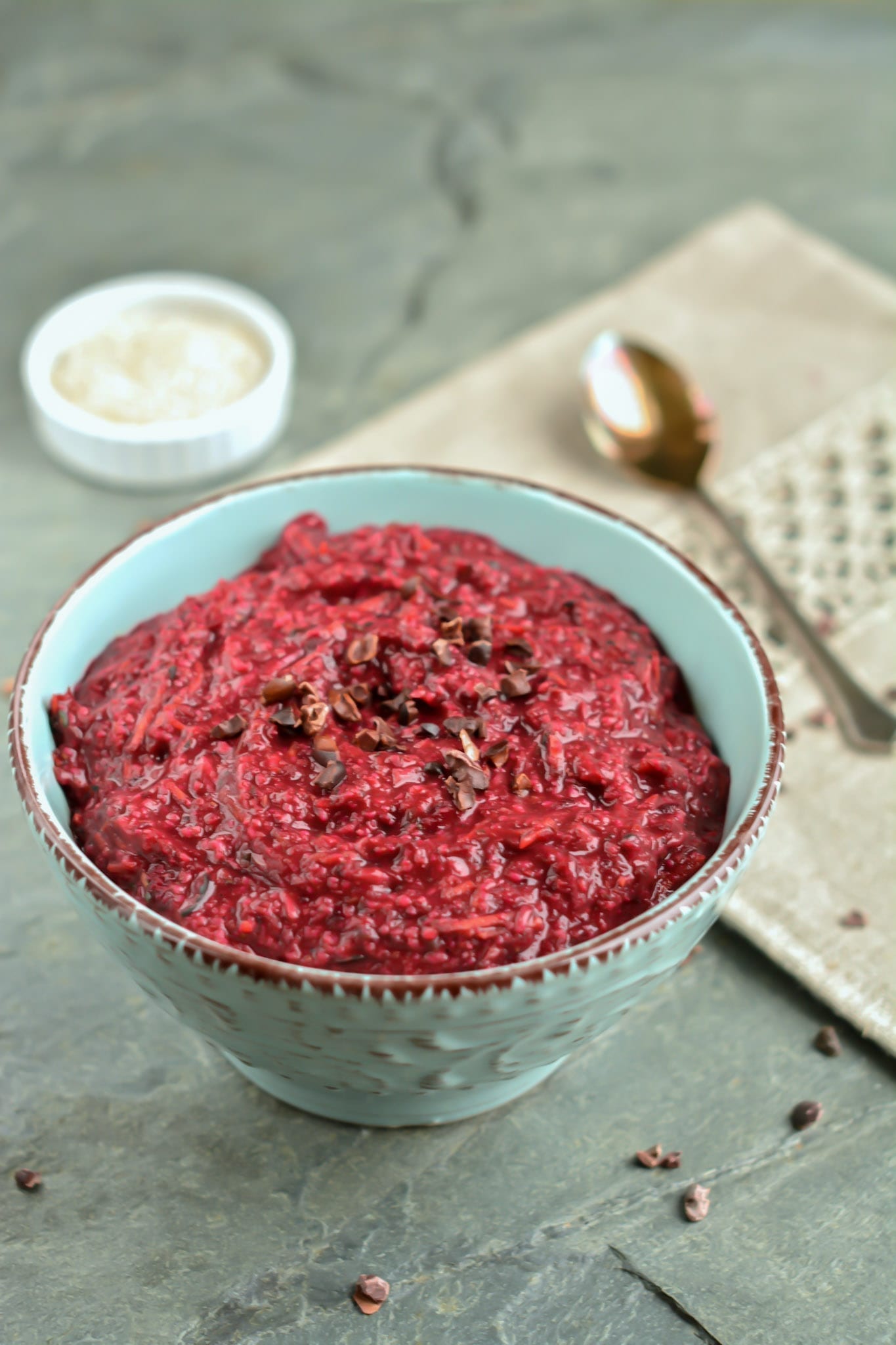 porridge-oat-bran-beet-carrot-zucchini-carob