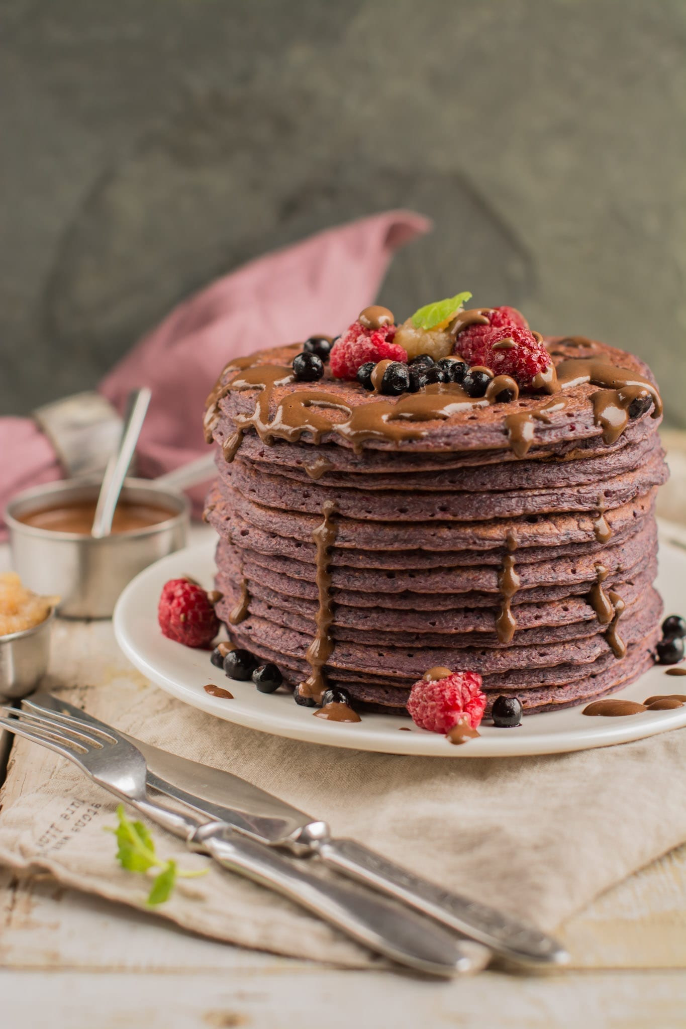 pancakes-blueberry-beet