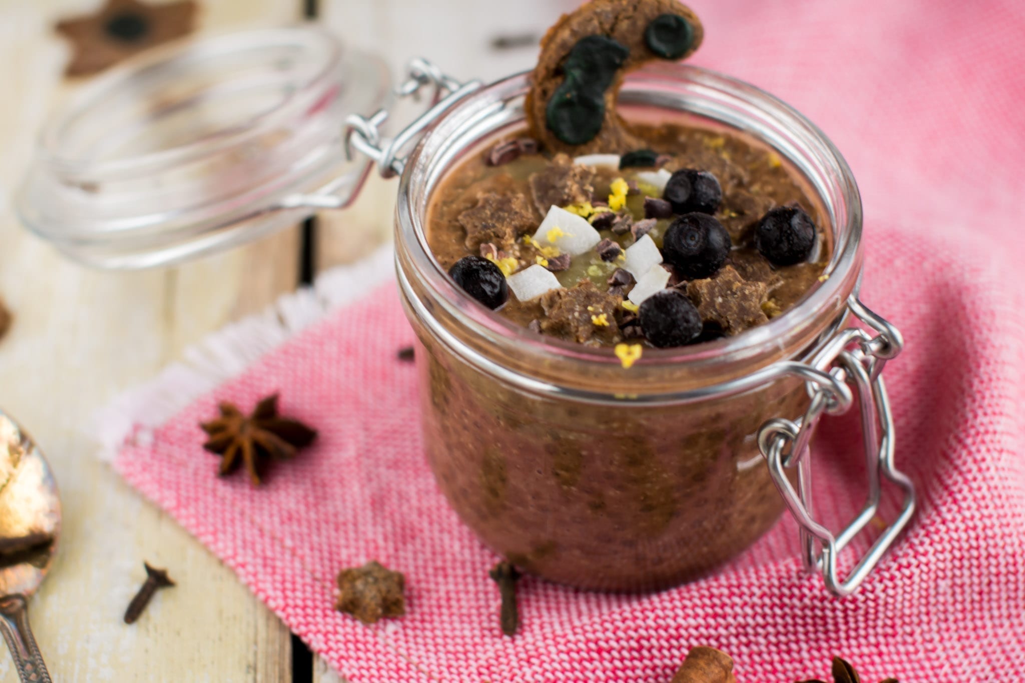 Pudding, Chia-Carob, candida diet recipes