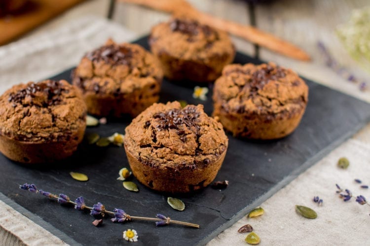 Chocolaty Sweet potato Muffins