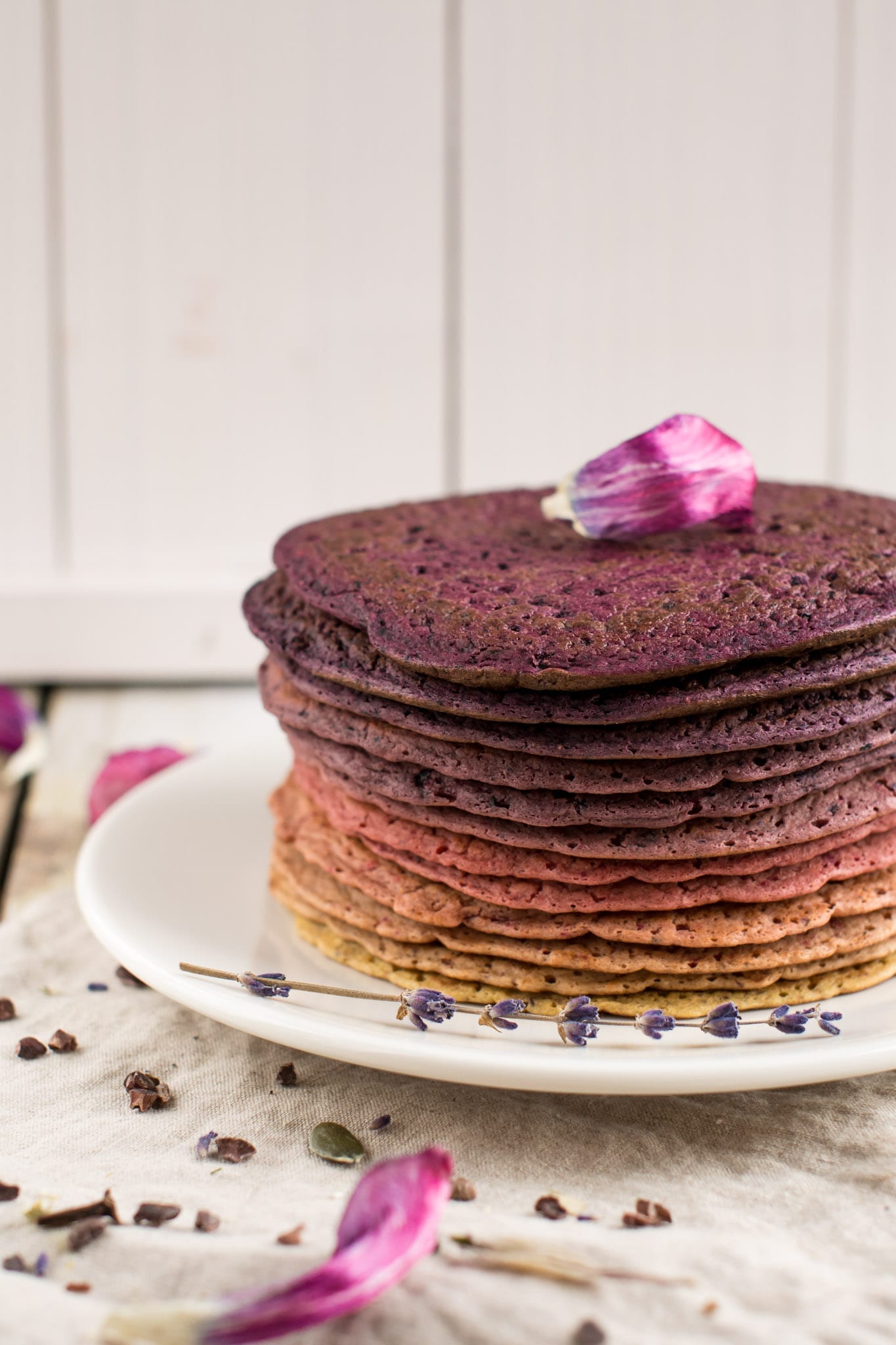 Pancakes, Colourful Reds