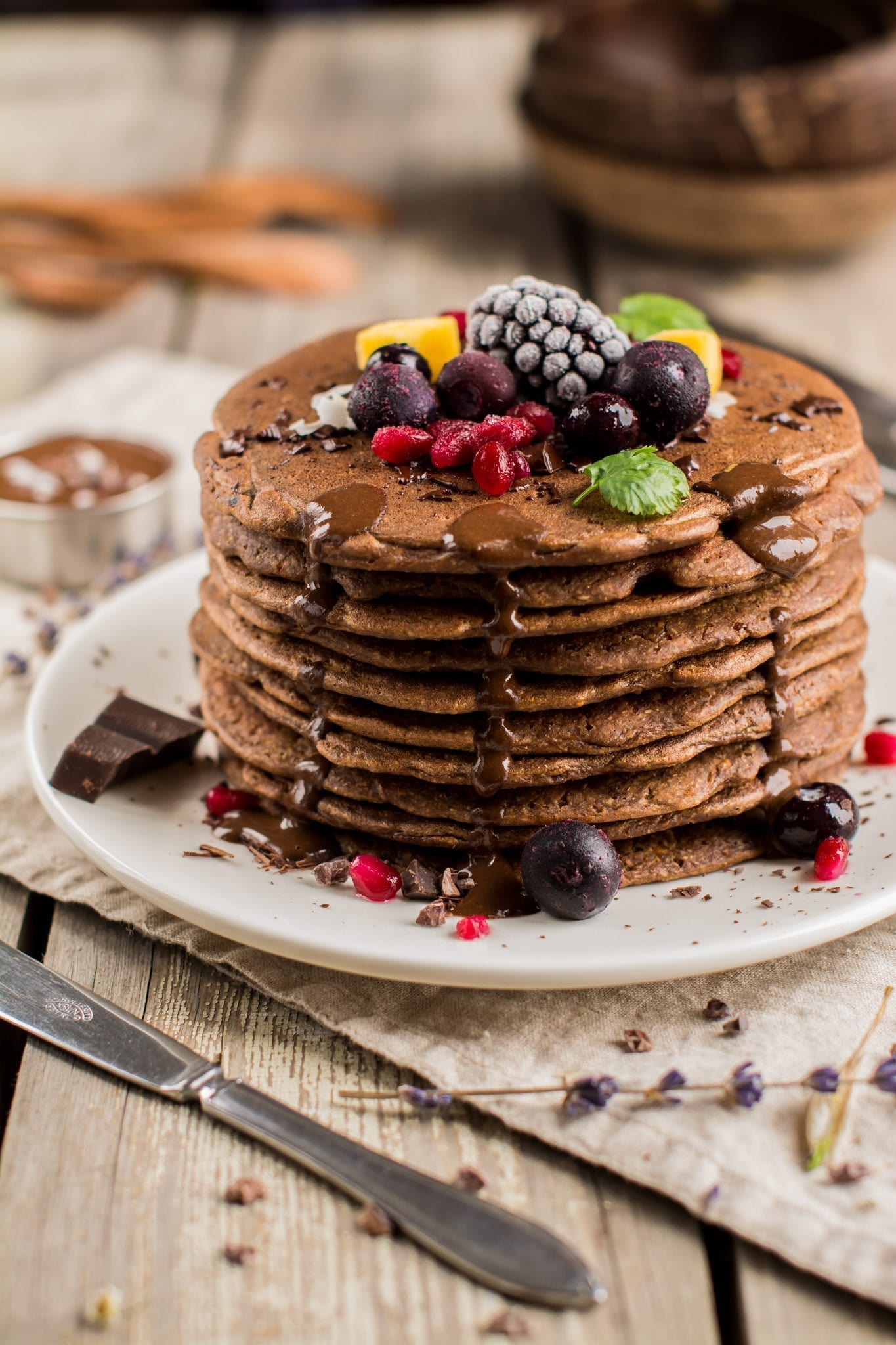 Pancakes, Sweet Potato-Carob