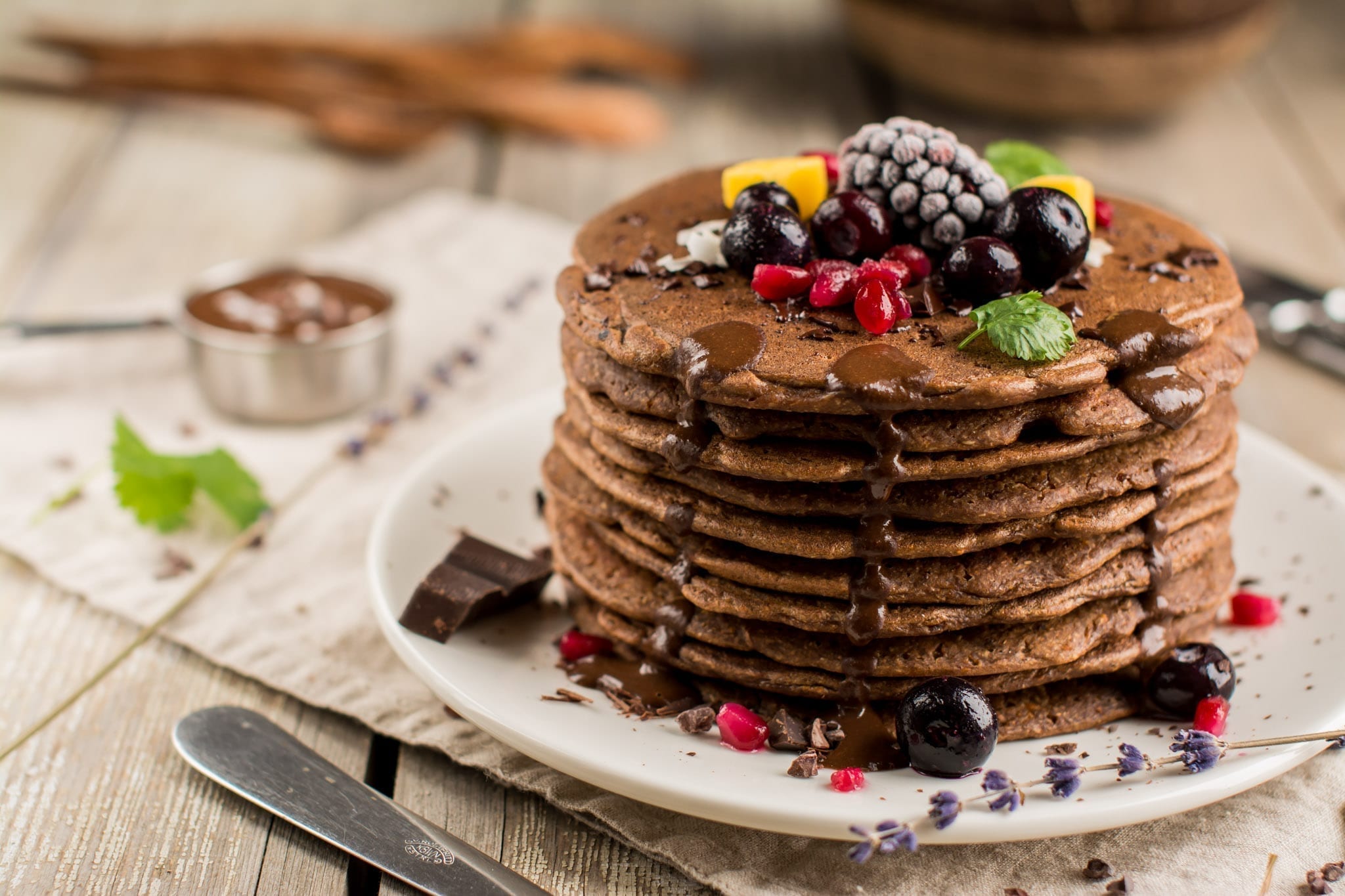 Pancakes, Sweet Potato-Carob