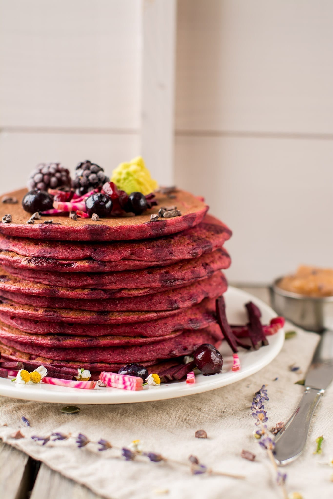 Pancakes, Tofu-Beet