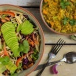 Curried Red Lentil Dhal with Jerusalem Artichoke