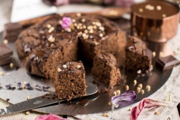 Vegan Buckwheat Brownies with Dark Chocolate, Oil-Free and Gluten-Free