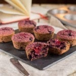 Vegan Blueberry Beet Muffins, Gluten-Free, refined sugar free, oil-free, Candida diet friendly