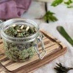 Oil-free Ground elder pesto with pine nuts