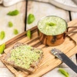 Oil-Free Pesto with Spruce Tips and Basil, Vegan