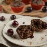 Gluten Free Vegan Cherry Muffins