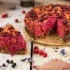 Vegan Quiche Recipe with Tofu and Beet