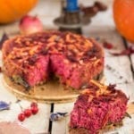 Vegan Quiche Recipe with Tofu and Beet