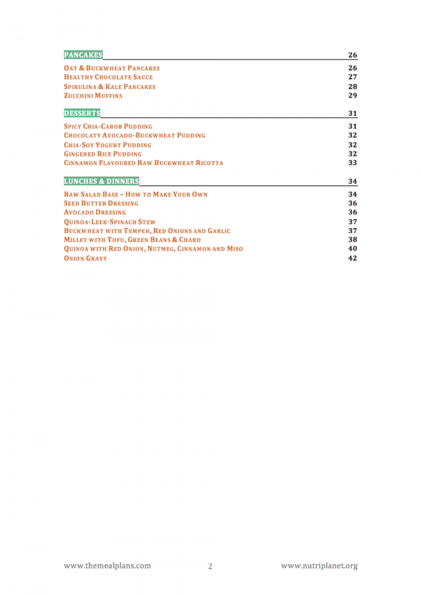content candida cleanse meal plan