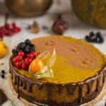 Vegan Pumpkin Cheesecake with Silken Tofu